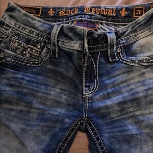 Rock Revival Blue Skinny Jeans